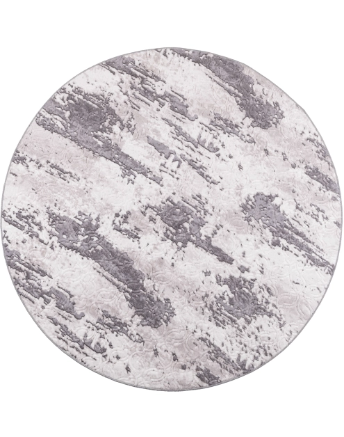 Zdjęcie: Dywan Vision 150 cm koło przecierka szaro-antracytowa MULTI-DECOR