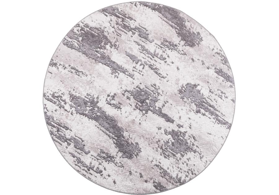 Zdjęcie: Dywan Vision 150 cm koło przecierka szaro-antracytowa MULTI-DECOR