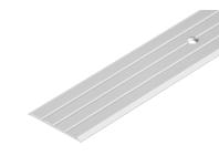 Zdjęcie: Profil progowy płaski aluminium anoda 40 mm 1 m srebrny CEZAR