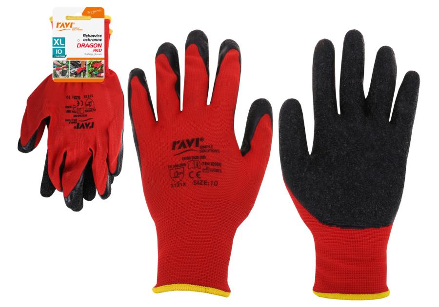 Zdjęcie: Rękawice ochronne Dragon-Red rozmiar 10-XL 10901 RAVI