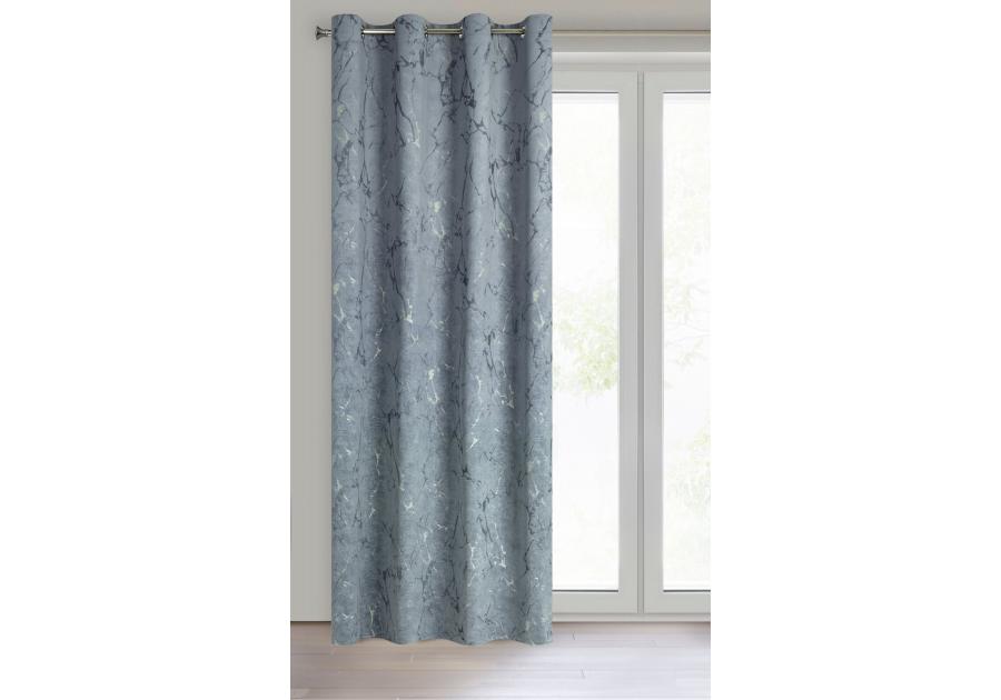 Zdjęcie: Zasłona gotowa Wera 140 x 250 cm ciemnoszary EUROFIRANY