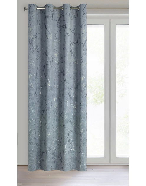 Zdjęcie: Zasłona gotowa Wera 140 x 250 cm ciemnoszary EUROFIRANY