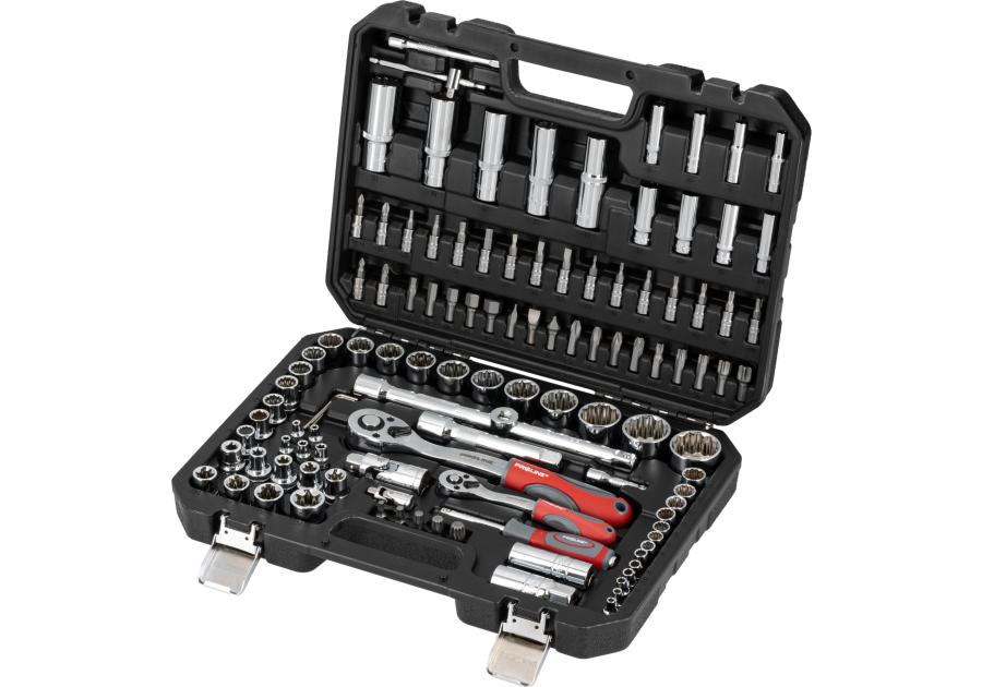 Zdjęcie: Zestaw 113 szt. nasadek, 12-kąt., CRV, S2, 1/2", 1/4", BMC, PROLINE