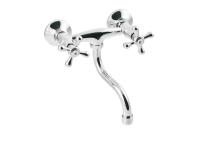 Zdjęcie: Bateria umywalkowo-zlewkozmywakowa Roma chrom, S 20 cm INVENA