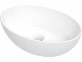 Umywalka Alpinia biała 455x310 mm DEANTE