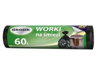 Zdjęcie: Worki na śmieci 60 L - 20 szt. GROSIK