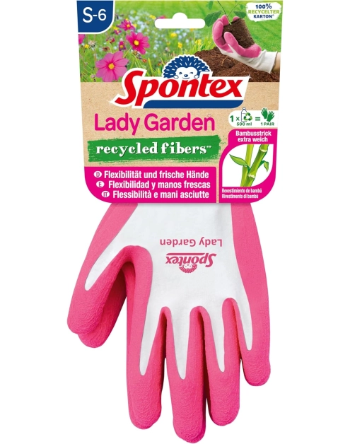 Zdjęcie: Rękawice ogrodowe Lady Garden recycled S SPONTEX