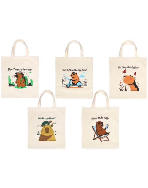 Zdjęcie: Torba bawełniana Kapibara 31702 RAVI