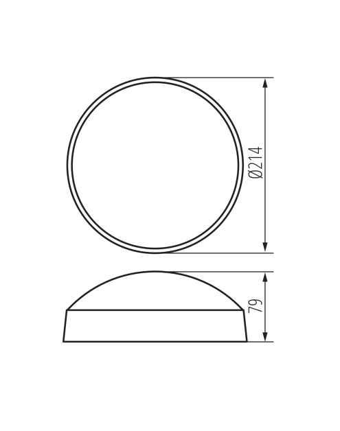 Zdjęcie: Oprawa LED KB Chir 18 W-PIR-B KINGBERRY