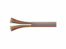 Przewód nieekranowany 1,50 OFC przeźroczysty, 100m EMOS