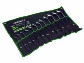 Klucze oczkowo-odgięty.6-22 mm 8 elementów Perfect s- 76762 STALCO