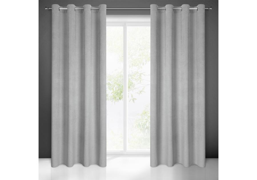 Zdjęcie: Zasłona gotowa Eliza 140x250 cm srebrny EUROFIRANY