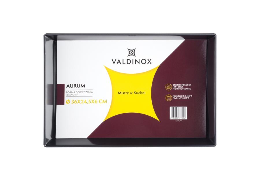 Zdjęcie: Forma blacha prostokątna Aurum 36x24,5x6 cm VALDINOX