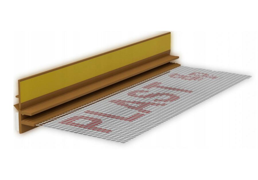 Zdjęcie: Listwa PVC BP13 Midi L250 9/3 winchester, z siatką i z uszczelką BELLA PLAST