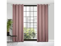 Zdjęcie: Zasłona gotowa Amaro 140 x 250 cm pudrowy róż EUROFIRANY