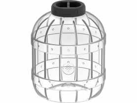 Słoik 10 L z zakrętką plastikową czarną BROWIN