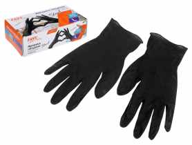 Rękawice nitrylowe Black 100 sztuk L 10921 RAVI