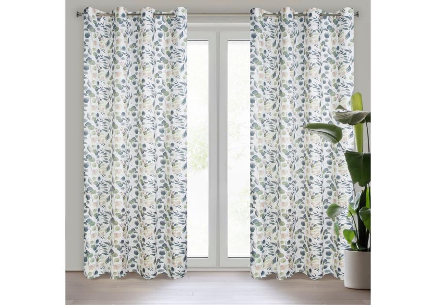 Zdjęcie: Zasłona gotowa Rosali 140x250 cm biały EUROFIRANY