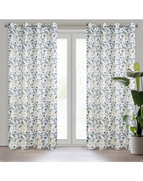 Zdjęcie: Zasłona gotowa Rosali 140x250 cm biały EUROFIRANY