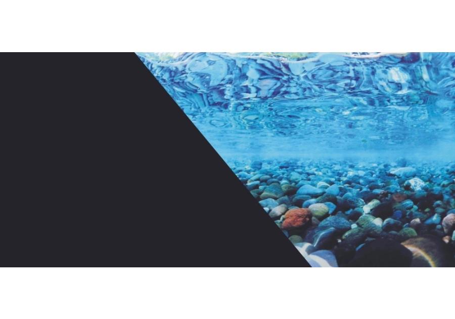 Zdjęcie: Tło do akwarium dwustronne kamienie na dnie, czarne 50x80 cm ZOLUX