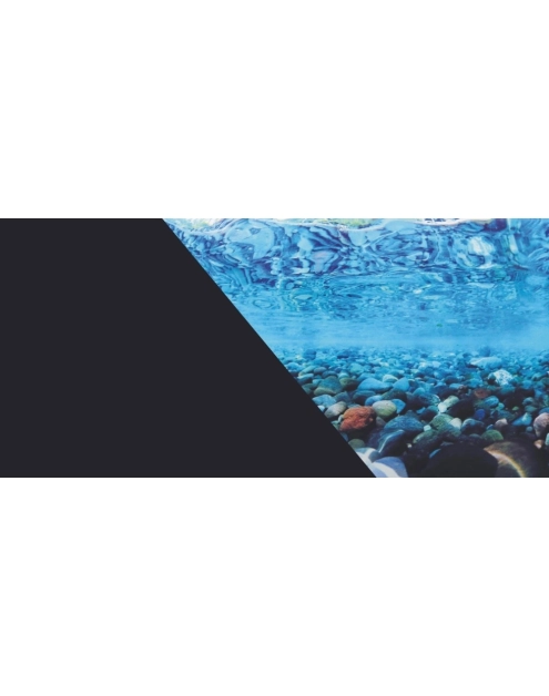 Zdjęcie: Tło do akwarium dwustronne kamienie na dnie, czarne 50x80 cm ZOLUX