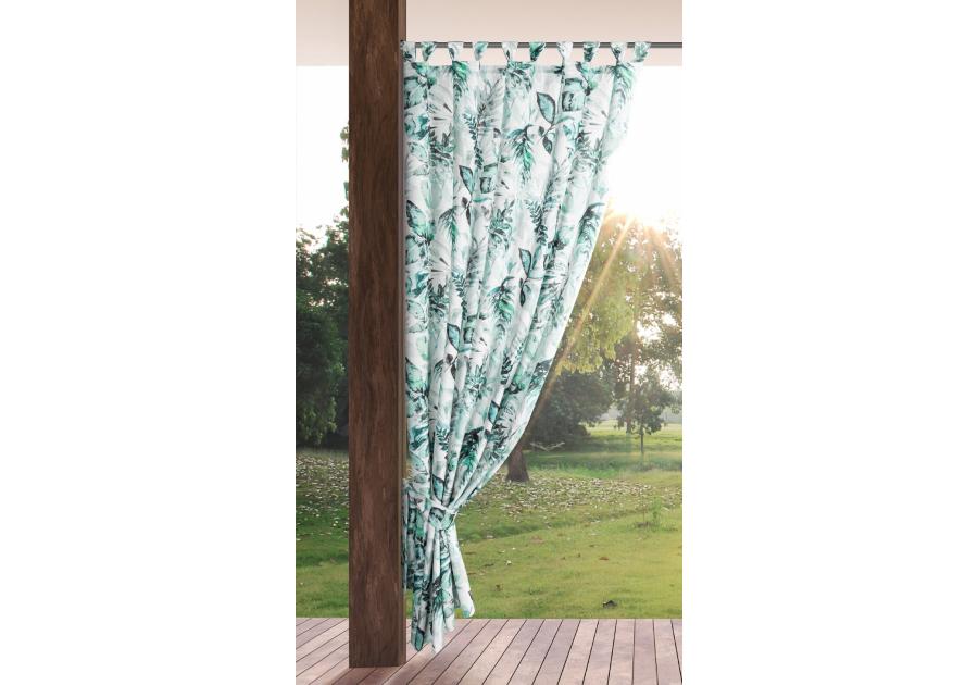 Zdjęcie: Zasłona gotowa Garden2 na szelkach 155 x 220 cm biały EUROFIRANY