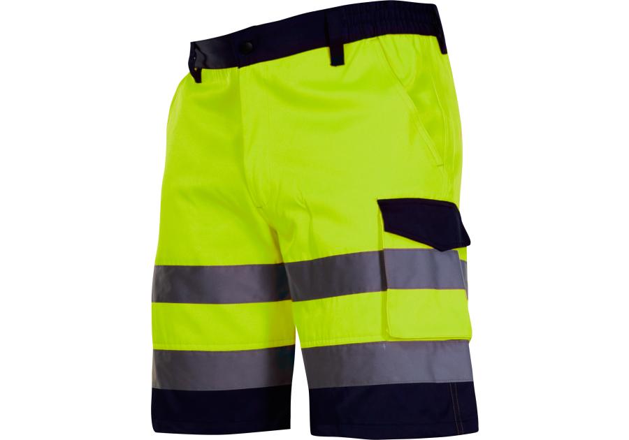 Zdjęcie: Spodenki krótkie ostrzegawcze żółte, 3XL, CE, LAHTI PRO