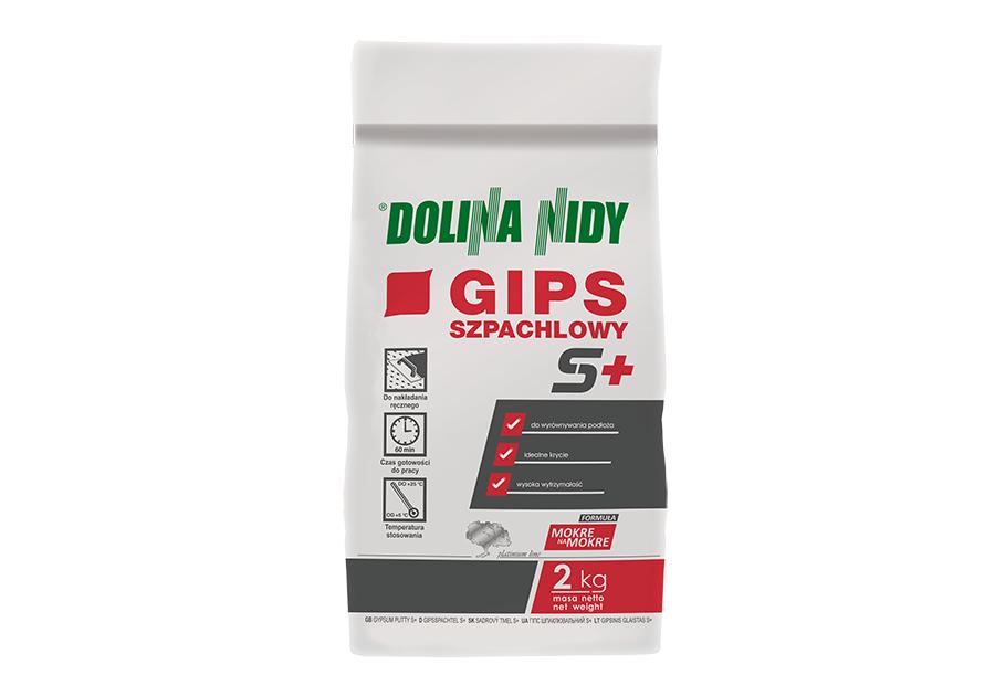 Zdjęcie: Gips szpachlowy S+, 2 kg DOLINA NIDY