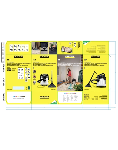Zdjęcie: Odkurzacz z funkcją prania SE 4 KARCHER