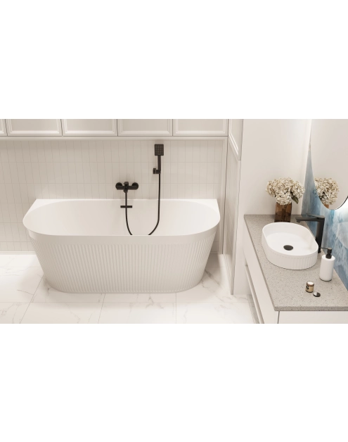 Zdjęcie: Bateria wannowa Neri czarna INVENA