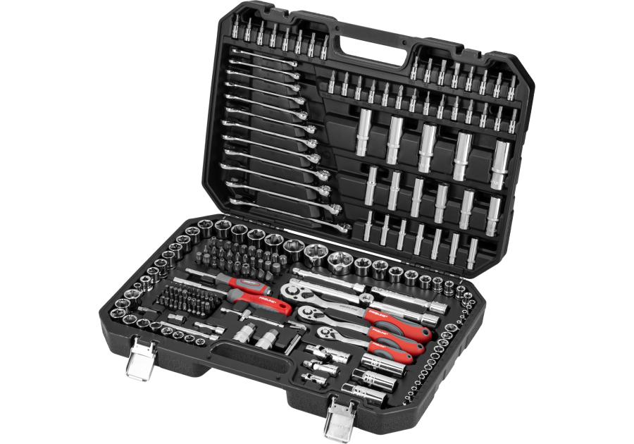 Zdjęcie: Zestaw 216 szt. nasadek, CRV, S2, 1/2", 3/8", 1/4", BMC, PROLINE