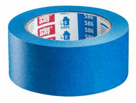 Taśma papierowa 38 mm - 33 m niebieska papierowa SCLEY