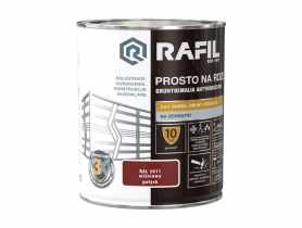 Gruntoemalia prosto na rdzę połysk RAL3011 0,75L RAFIL