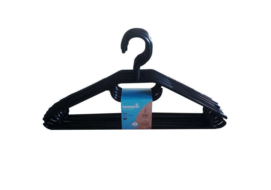 Zdjęcie: Zestaw wieszaków 10 sztuk KEEEPER