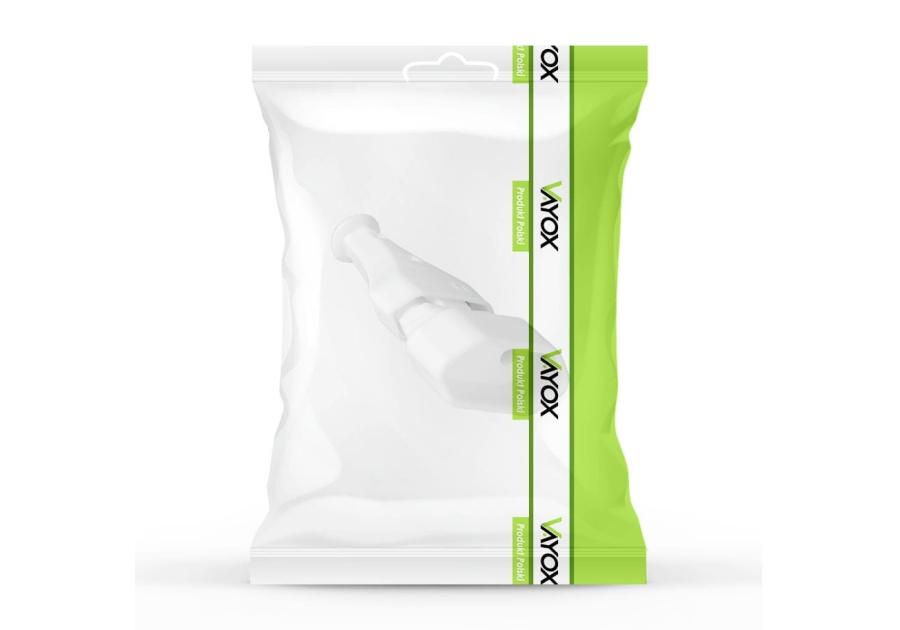 Zdjęcie: Gniazdo wtyczkowe przenośne płaskie 2,5A, 230V rozbieralne GN-11 biały VAYOX