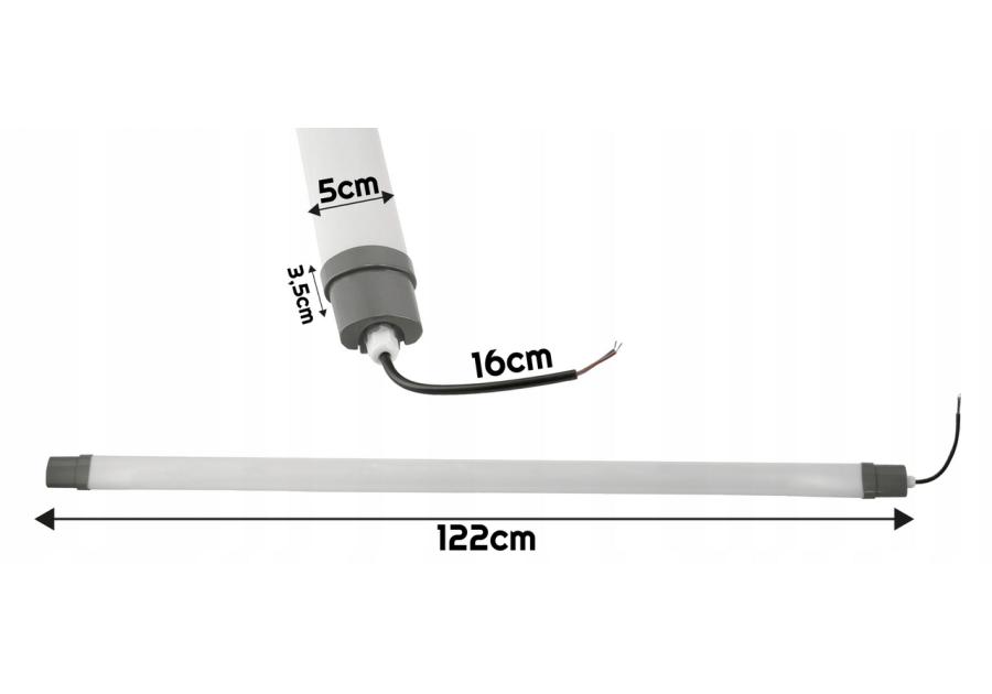 Zdjęcie: Panel Led hermetyczny 120 cm, 36 W DPM