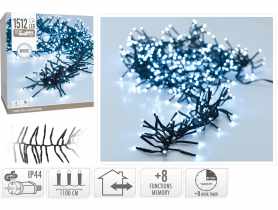 Łańcuch świetlny 11 m 1512 led biały KOOPMAN