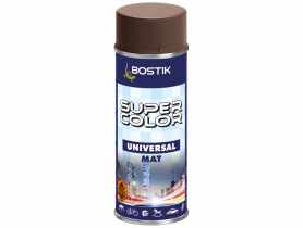 Lakier uniwersalny ogólnego zastosowania Super Color Universal Mat brąz czekoladowy 400 ml BOSTIK