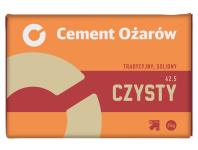Zdjęcie: Cement Portlandzki CZYSTY CEM II 42,5 N 25 kg CEMENT OŻARÓW
