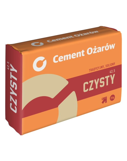 Zdjęcie: Cement Portlandzki CZYSTY CEM II 42,5 N 25 kg CEMENT OŻARÓW