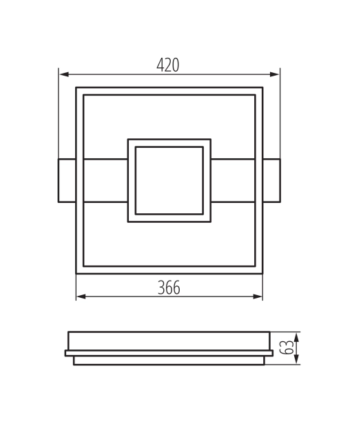 Zdjęcie: Oprawa LED KB Atenid KINGBERRY