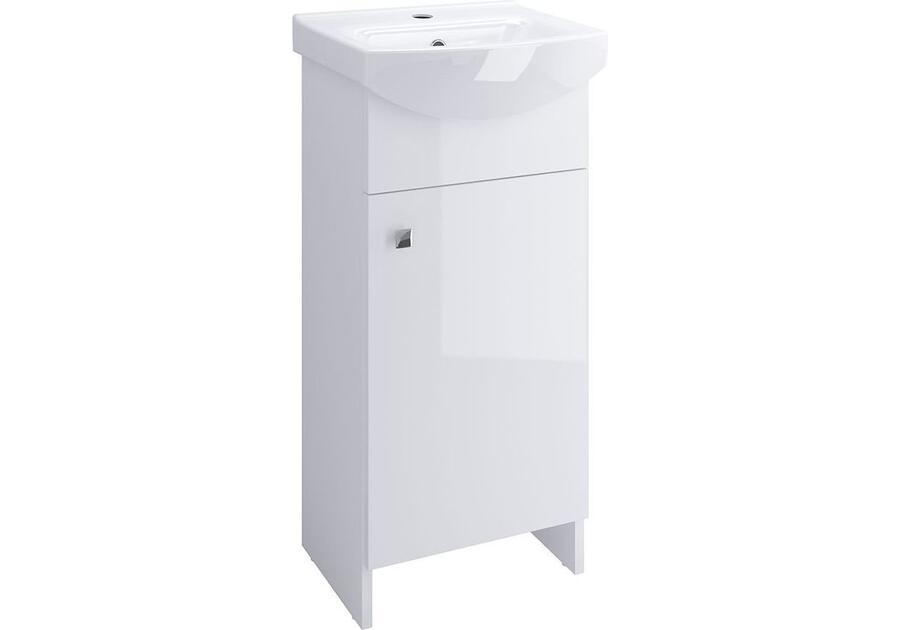 Zdjęcie: Zestaw łazienkowy Sati Cersania 40 cm biała szafka z umywalką CERSANIT