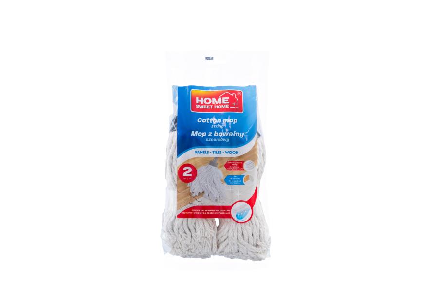 Zdjęcie: Zapas do mopa z bawełny sznurkowy 2 sztuki HOME SWEET HOME