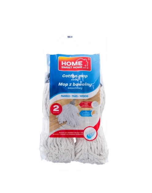 Zdjęcie: Zapas do mopa z bawełny sznurkowy 2 sztuki HOME SWEET HOME