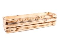 Zdjęcie: Skrzynka drewniana 60x18x15 cm opalana TIN TOURS