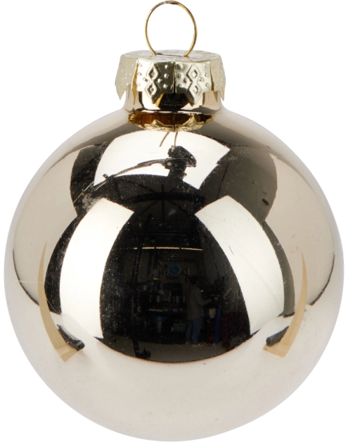 Zdjęcie: Bombki szklane 60 mm 20 sztuk szampan KOOPMAN