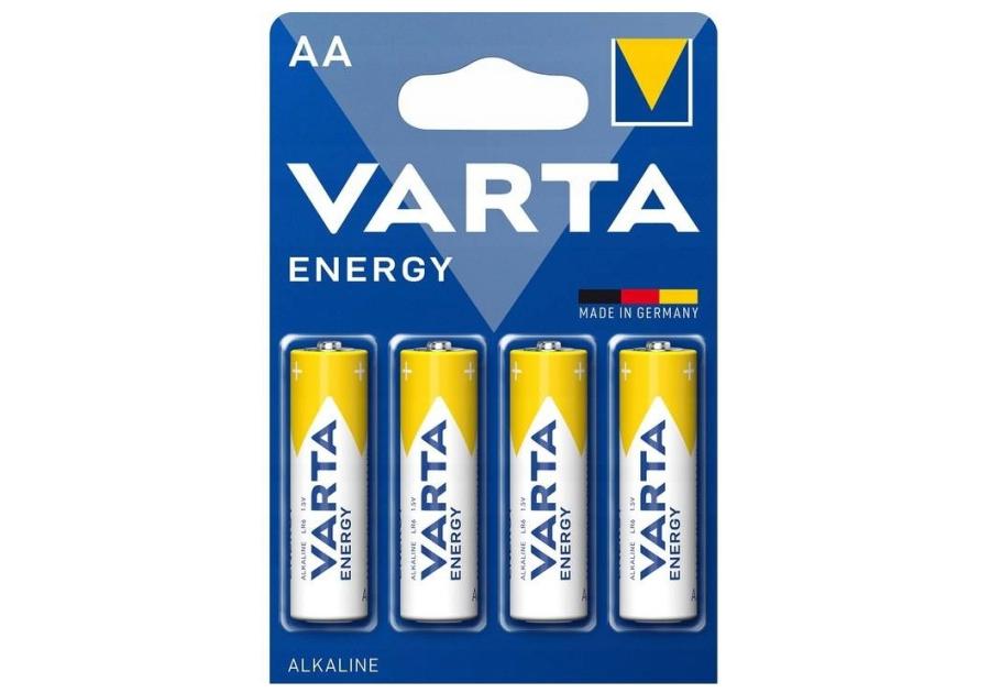 Zdjęcie: Baterie alkaliczne Energy LR6/AA 4 sztuki VARTA