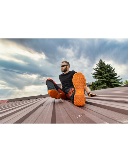 Zdjęcie: Spodnie robocze dekarskie męskie do pasa stretch 240 g/m2 L40549 LAHTI PRO