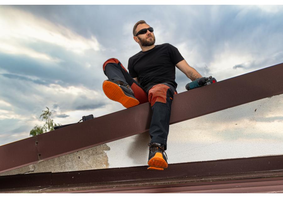 Zdjęcie: Spodnie robocze dekarskie męskie do pasa stretch 240 g/m2 L40549 LAHTI PRO