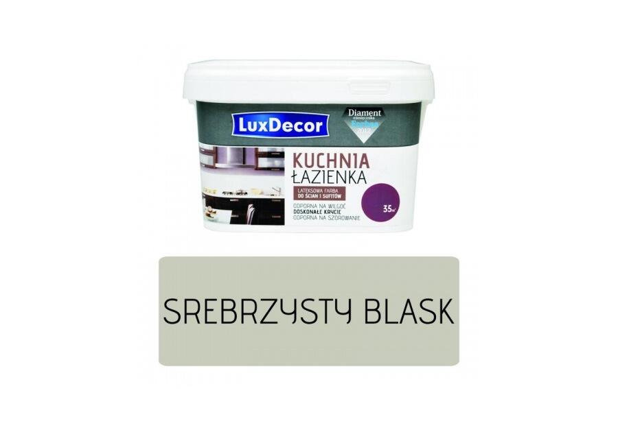 Zdjęcie: Farba Kuchnia i Łazienka srebrzysty blask 2,5 L LUXDECOR
